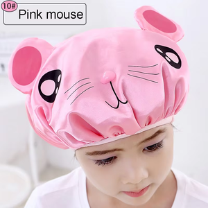 Ensemble <span class=keywords><strong>de</strong></span> chapeaux <span class=keywords><strong>de</strong></span> <span class=keywords><strong>bain</strong></span> animaux Chapeau <span class=keywords><strong>de</strong></span> <span class=keywords><strong>bain</strong></span> pour enfants Garçons et filles <span class=keywords><strong>Bonnet</strong></span> <span class=keywords><strong>de</strong></span> <span class=keywords><strong>bain</strong></span> imperméable en grenouille Porcinet Souris Design Amusant pour le nettoyage - Product Image 6