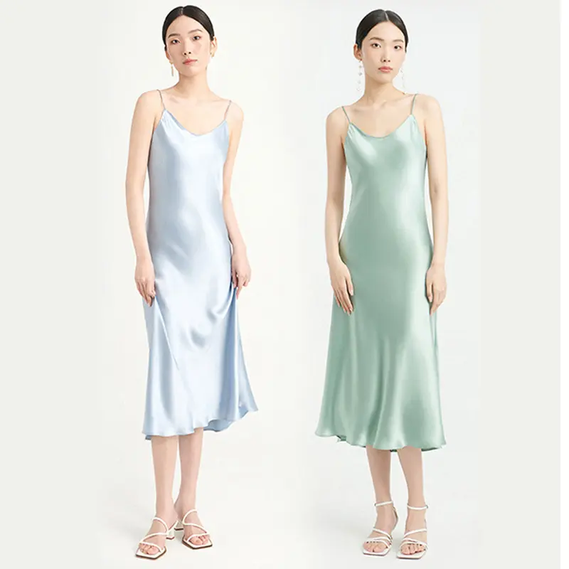 Askı kadın etek elbise % 100% organik Lyocell bambu 2022 yeni katı kulübü yaz sonbahar seksi olgun kadın elbise günlük elbiseler