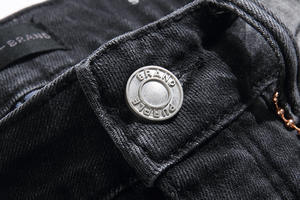 بنطلون جينز أميريز 2025 الأفضل مبيعًا للرجال كاجوال بقصة ضيقة مطرز، بنطلون راكبي الدراجات من الدينيم القطني الممزق بتصميم عصري للجنسين - Product Image 3