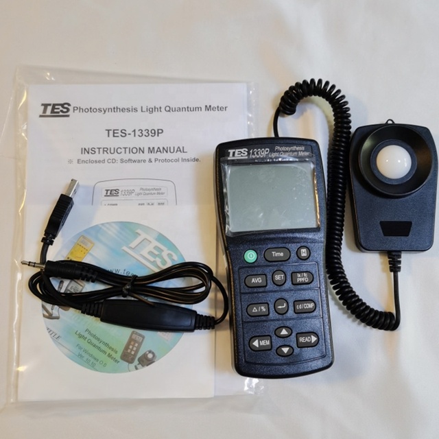 TES-1339P Data Logger Light Quantum Meter,Photosynthesis Light Quantum Meter