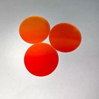 Filtre d'interférence à passe longue LP590nm, filtre spectroscopique pour l'imagerie par fluorescence, lentille optique de laboratoire