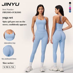 Custom Conjunto De Yoga Pants Suit High Waist Workout Wear Ropa Deportiva Mujer Active Wear Women Gym Fitness Running Set