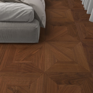 <span class=keywords><strong>Parquet</strong></span> en chêne massif contrecollé avec incrustations artistiques, design mi-siècle, pour salon et décoration intérieure - Product Image 5