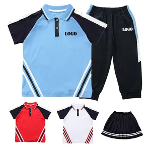 Erkek ve kız okul üniforması s ve spor giyim için özel yapılmış anaokulu okul üniforması tasarımları