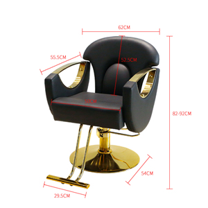 Chaise <span class=keywords><strong>de</strong></span> <span class=keywords><strong>salon</strong></span> <span class=keywords><strong>de</strong></span> luxe dorée, chaise <span class=keywords><strong>de</strong></span> barbier hydraulique professionnelle, chaise <span class=keywords><strong>de</strong></span> <span class=keywords><strong>coiffure</strong></span> moderne avec base dorée pour <span class=keywords><strong>salon</strong></span> <span class=keywords><strong>de</strong></span> beauté - Product Image 5