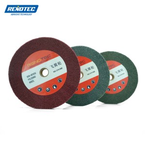 RENOTEC OEM supporto Non tessuto lembo ruota durezza media 115mm 50mm spessore 80 # ~ 400 # smerigliatrice lucidatura ad alta efficienza - Product Image 3
