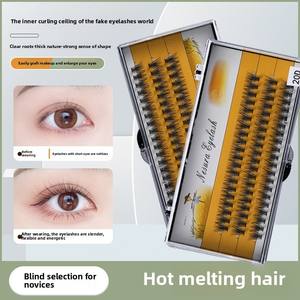 <span class=keywords><strong>Xinran</strong></span> Youpin 20P Nouveauté pour le commerce extérieur, Faux cils en grappe en cheveux synthétiques, fabriqués à la machine par fusion à chaud, Cils en grappe individuels - Product Image 5