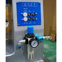 Máquina de tampografía semiautomática de un solo color y doble cabezal con tintero de copa para papel y etiquetas, nueva con accionamiento híbrido