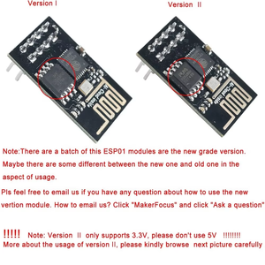ESP-01/ESP-01S/ESP8285 <strong>ESP8266</strong> Serial WIFI Transceiver Wireless <strong>Module</strong> - Product Image 5