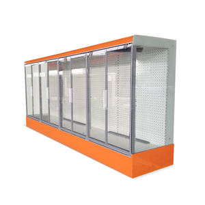 Réfrigérateur de présentation de boissons luxueux à six portes / Réfrigérateur de présentation de boissons / Réfrigérateur de présentation de supermarché / Congélateur vertical pour épicerie - Product Image 1