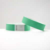 Bracelet Tyvek jetable imprimé sur mesure 250*25mm ou 250*19mm Bracelets en papier indéchirable avec numéro de série