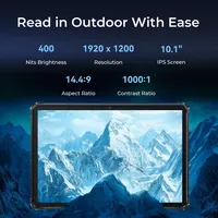 Tablet PC Robusta RT7 TITAN 5G de 10.1\" FHD+, 32000 mAh, 12 GB + 256 GB, Android 13, Cámara Principal de 48 MP, Visión Nocturna de 20 MP, Nueva, GSM para Negocios