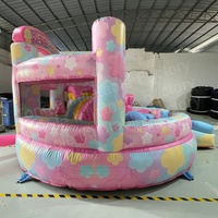 Structure gonflable intérieure pastel adorable pour enfants à vendre