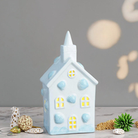 Lumière de festival de maison en porcelaine moderne LED écologique en céramique décoration de Noël cadeau Diwali direct d'usine