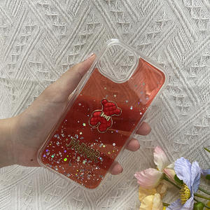 Luxe paillettes liquide bling clair tpu pc <span class=keywords><strong>mickey</strong></span> mouse accessoires <span class=keywords><strong>coque</strong></span> de téléphone pour iphone 15 pro max plus 14 pro 13 12 - Product Image 4