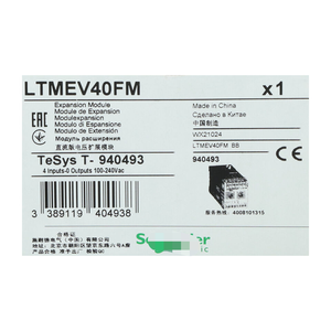 Module d'extension électrique LTMEV40FM TeSys T 4 entrées Nouveau NFP - Product Image 2
