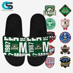 Greatshoe zapatillas personalizadas Para hombres chinelos personalizados phẳng trượt Dép biểu tượng tùy chỉnh slide Dép Mens - Product Image 1