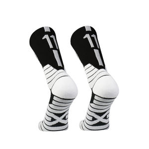 सॉकसेट उच्च गुणवत्ता वाले अमेरिकी बास्केटबॉल टीम के चालक दल विशिष्ट मोटी बुना हुआ ड्रेस मोजे संपीड़न डिजिटल हाथ - Product Image 4
