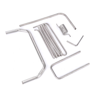 Tige en acier inoxydable de forme spéciale sur mesure, pliage et formage de tiges en acier inoxydable 3D CNC pour ressorts de pièces de machine et quincaillerie