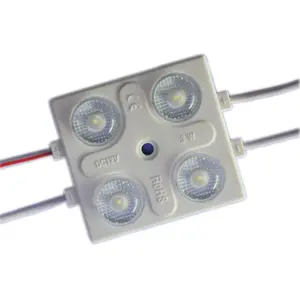 New type led module Black shell smd 2835 4leds injection molding led module cool white COLOR for signs