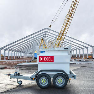 Sumac Gallonen Kraftstoff würfel Transfer Tankstelle Gallonen Diesel 4000L Tragbarer mobiler Öltank mit Pumpens atz Verkauf für USA - Product Image 6