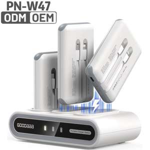 <span class=keywords><strong>10000mah</strong></span> 3-חבילת בנק כוח דק עם מובנה מסוג c כבלים 15w מטען אוניברסלי עבור נסיעות משרד - Product Image 1