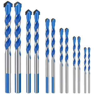 Multipurpose Drill Bits Metric Jobbers Length Hex Shank TiCN Coated For Ceramic Concrete Glass Plastic Synthetic Materials - Product Image 1