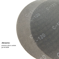 Disque abrasif en maille de carbure de silicium double face de 16 pouces, grain 40-120, pour utilisation sur les sols