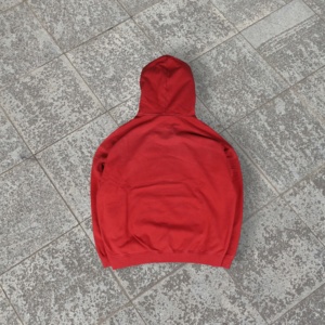 Sweat-shirt à capuche surdimensionné en molleton 100% coton, avec logo brodé personnalisé, vintage, délavé à l'acide, effet usé, lettres - Product Image 6