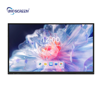 Fabricación 4K Dual System Office Meeting School Interactive Digital Flat Panel Tablero interactivo Tablero inteligente para enseñanza