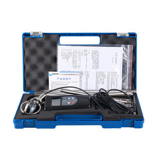 FM-100V10 pengukur kecepatan aliran portabel, instrumen genggam pengukur jarak 0-10m untuk aliran cairan - Product Image 2