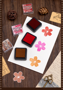 Ensemble de tampons encreurs liquides, série couleurs vives, décorations pour journal, art créatif gratuit avec tampons - Product Image 6