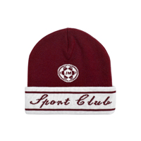 Maßgefertigte Hochwertige Fußball-Fan Winter Strickmütze 100% Baumwolle Jacquard Gestrickte Fußball-Beanies