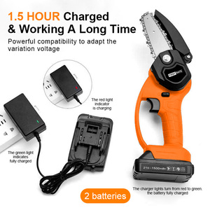 Scie à chaîne 21V OEM vente en gros bon marché Mini tronçonneuse sans fil avec batterie Scie à chaîne pour couper le <span class=keywords><strong>bois</strong></span> - Product Image 3