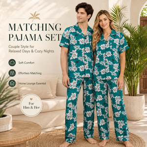 Conjunto de <span class=keywords><strong>Pijamas</strong></span> Personalizados para Parejas, con Estampado de Imagen, Manga Corta, <span class=keywords><strong>Divertidos</strong></span> - Product Image 1