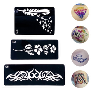 Professional <strong>Henna</strong> <strong>Tattoo</strong> Stencils Small Style <strong>Easy</strong> <strong>Tattoo</strong> Stencils Glitter Temporary <strong>Tattoo</strong> Kit