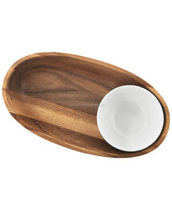 Tazón de Madera Único para Servir Masa, Ecológico, Ideal para Fiestas, Hogar, Hotel y Restaurante, Uso Comercial de Alimentos - Product Image 4