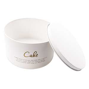 गोल्ड प्रिंटिंग पाउडर के साथ सफेद केक टिन, रसोई केक बॉक्स - Product Image 3