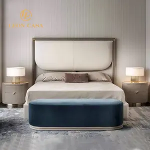 Laatste Europese Designer Stijl Hedendaagse Huis Meubels Bruiloft Bed Slaapkamer Sets Moderne Slaapkamer Meubilair Set