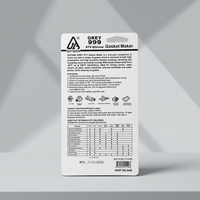 Pembuat Gasket RTV Abu-abu 999 85g Tambahkan Lem Super Kualitas Industri Silikon Pasta Halus Sealant Perekat Perbaikan Mesin