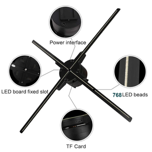Ventilateur holographique <span class=keywords><strong>3D</strong></span> de 65 cm pour équipement publicitaire à image flottante à l'œil nu - Product Image 4