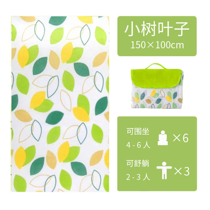 Green small 1*1.5m picnic mat