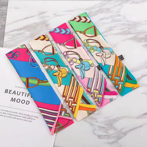 Maitong-Foulard Vintage en Soie pour Femmes, Châle en Chaîne Française, Design Long, pour le Printemps, Vente en Gros - Product Image 1