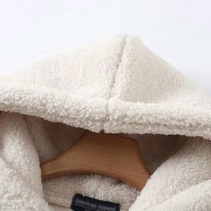 Unisex <strong>Sherpa</strong> Fleece Fur <strong>Lined</strong> <strong>Hoodie</strong> Embroidery Warm Fluffy <strong>Hoodie</strong> <strong>Women</strong> Hooded Sweatshirt Mens Winter Heavy <strong>Hoodie</strong> - Product Image 5