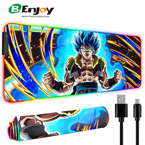 Tapis de jeu XXL RGB personnalisé imprimé, base en caoutchouc souple antidérapante avec design rétroéclairé pour gamer, couleur RVB complète en stock - Product Image 6