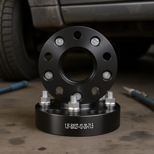Espaciadores de Ruedas de 1.5 Pulgadas 5x127mm de Aleación de Aluminio Negro para Mejorar el Rendimiento de las Ruedas del Vehículo - Product Image 2