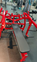 Presse pectorale horizontale professionnelle à charge libre pour musculation, équipement de gym isolaté pour entraînement de force