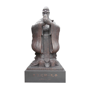 Bronze Confucius Statue HX622 Outdoor Garden Floor Mount Historical Figure Sculpture - Product Image 4