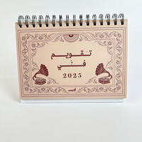 Calendrier de bureau de reliure de bobine 2026 personnalisé 365 jours de perforation hebdomadaire déchirer le calendrier de table en métal