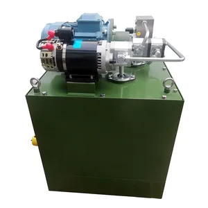 The Hydraulic Power Pack Unit Of The Large Truck Used For Supporting